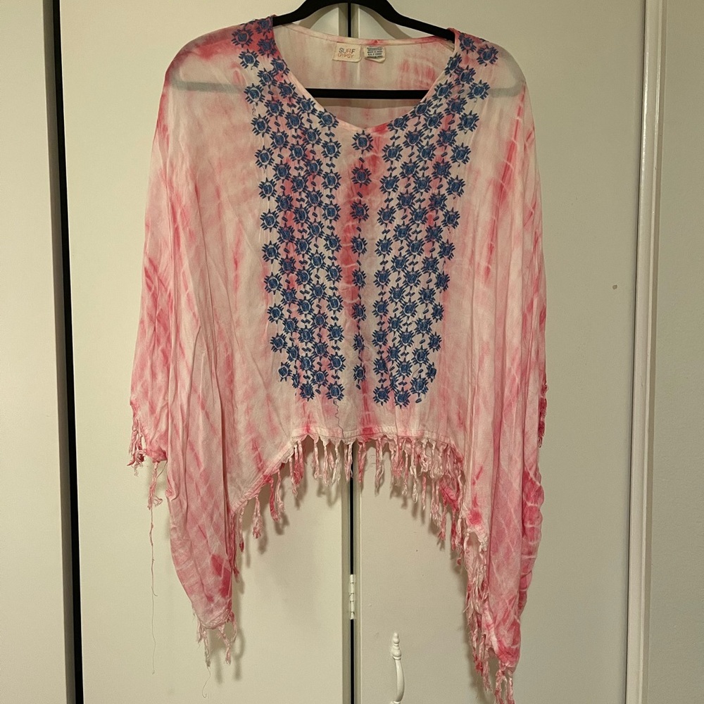 Surf Gypsy Embroidered Swim Cover Up